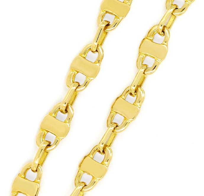 Foto 2 - Damen Halskette Steganker Variation, 42cm in 585er Gold, K3268
